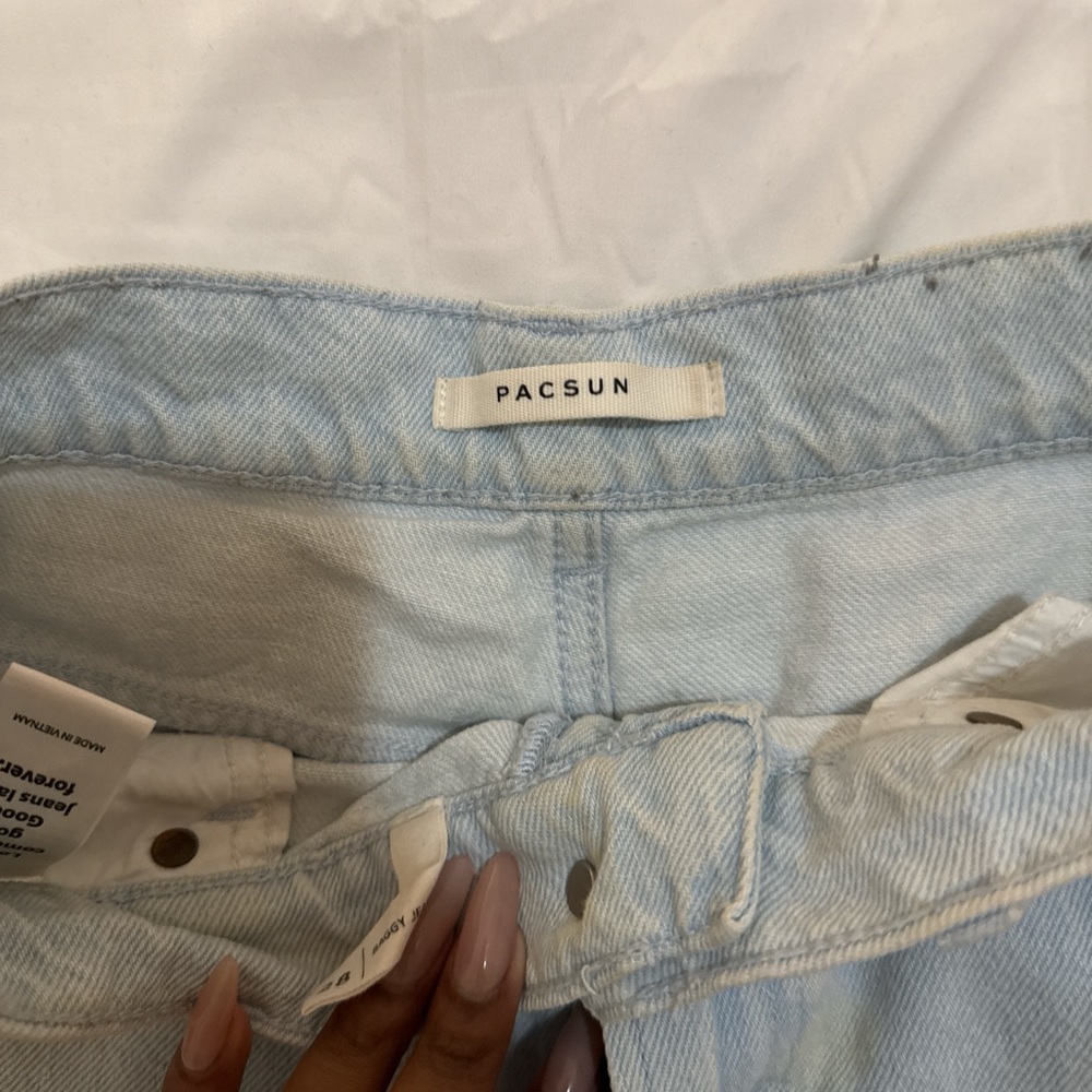 PacSun Light Wash Wide Leg Jeans - Picture 4 of 5